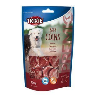 Лакомство для собак Trixie Premio Beef Coins 100 г (говядина) 31706 фото