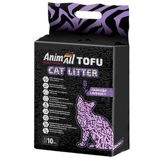 AnimAll Tofu 10 л / 4,66 кг соєвий наповнювач з ароматом лаванди 158202 фото