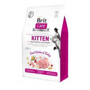 Сухой корм Brit Care Cat GF Kitten HGrowth & Development для котят, здоровый рост и развитие, 400 г 171279 фото