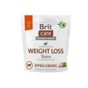 Сухой корм Brit Care Dog Hypoallergenic Weight Loss для собак с лишним весом, гипоаллергенный с кроликом, 1 кг 172223 фото