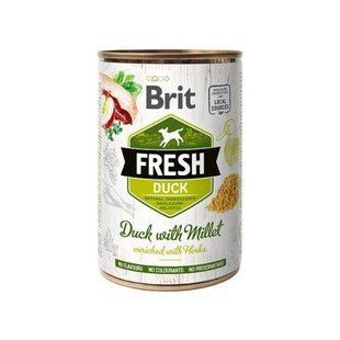 Консерва Brit Frech Duck / Millet 400г для собак качка, пшоно 100160/3909 фото