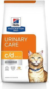Hill's Prescription Diet c/d MultiCare Urinary Care корм для кошек с курицей 1,5кг 607646 фото
