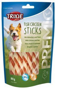 Ласощі Trixie Premio Fish Chicken Sticks для собак, курка/риба, 80 г 31747 фото