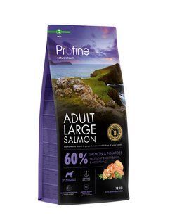 Корм Profine Large Salmon and Potatoes для взрослых собак больших пород с лососем и картофелем 12 кг 173086 фото