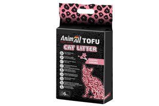AnimAll Tofu 6 л / 2,6 кг соєвий наповнювач з ароматом сакури 158198 фото