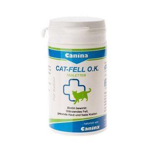 Cat Fell O.K. 50г х 100табл. для кошек биотин с микроэлементами для здоровой шерсти и кожи 201525 AD фото