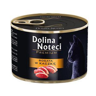 Корм консервный Dolina Noteci Premium для кошек, мясные кусочки в соусе с уткой,185 гр DN185(794) фото