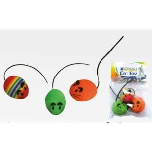 Игрушка для кошек Croci Мышь-зефирный мяч, 3-х4,5см C6098100 фото
