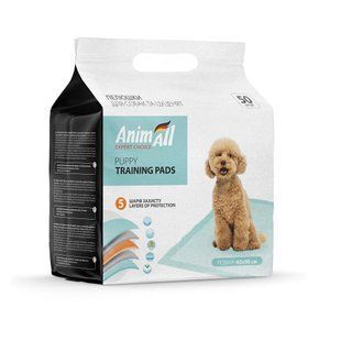 Пеленки AnimAll Puppy Training Pads для собак и щенков, 60&times;90 см, 50 штук 170424 фото