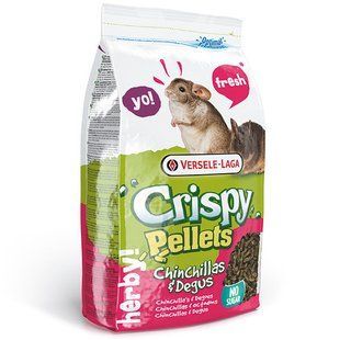 Versele-Laga Crispy Pellets Chinchillas & Degus корм для шиншилл и дегу 1кг 615065 фото