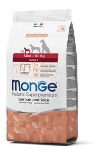 Monge Dog Mini Adult лосось та рис 0,8 кг 70011563 фото