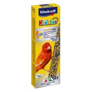Ласощі для канарок Vitakraft &laquo;Kracker Original Feather Care&raquo; 2 шт. (Під час линьки) 21221 фото
