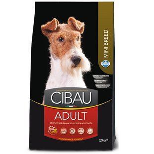 Фарма сухой корм CIBAU ADULT MINI с курицей 2,5 кг 30917 161028 фото