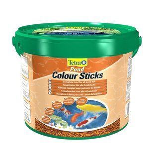 Корм Tetra Pond Colour Sticks 10L / 1.9кгплаваючі гранули для забарвлення 187528 фото