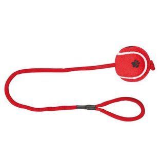 Игрушка для собак Теннисный мяч на веревке, 6.5 см / 50 см TX-3479 фото