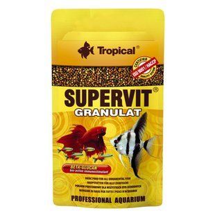 Сухий корм для акваріумних риб Tropical в гранулах &laquo;Supervit Granulat&raquo; 10 г (для всіх акваріумних риб) 61401 фото